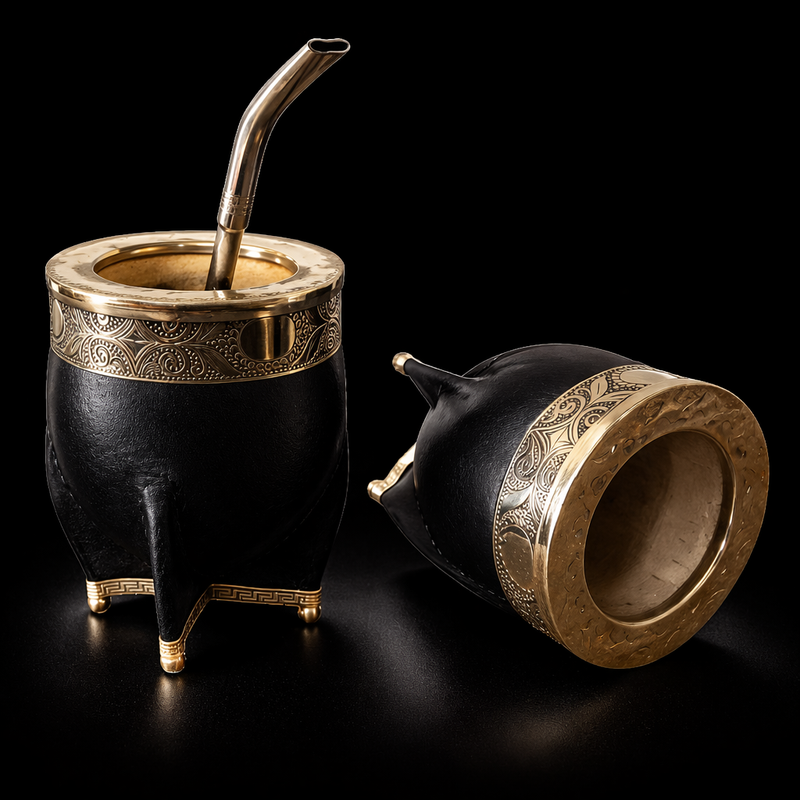Mate Imperial Calabaza Premium + Bombilla Pico Loro