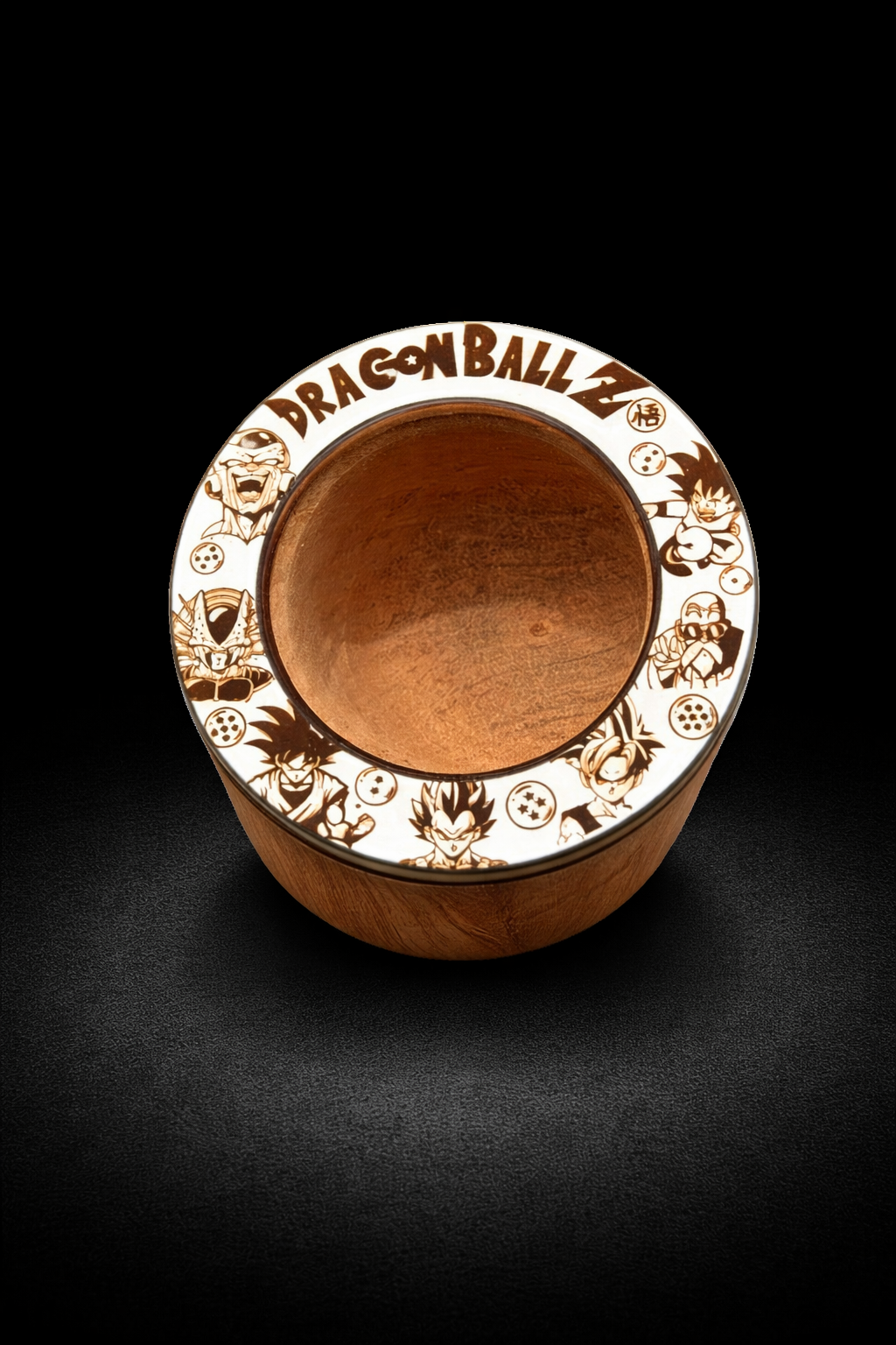 Mate Camionero Algarrobo Dragon Ball Z + Bombilla Pico Loro