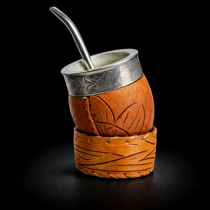 Mate Imperial Criollo Acero Inox  + Bombilla Pico Loro