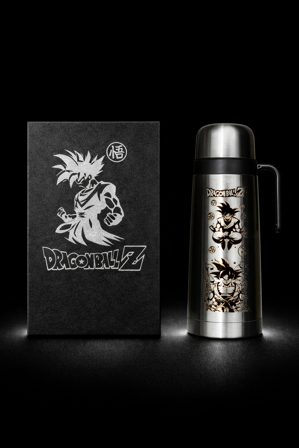 Mate Camionero Algarrobo Dragon Ball Z + Bombilla Pico Loro