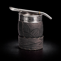 Mate Imperial Criollo Acero Inox  + Bombilla Pico Loro